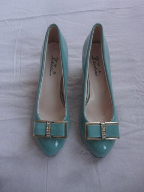 lak schoenen, Kleding | Dames, Pumps, Overige kleuren, Verzenden, Zo goed als nieuw