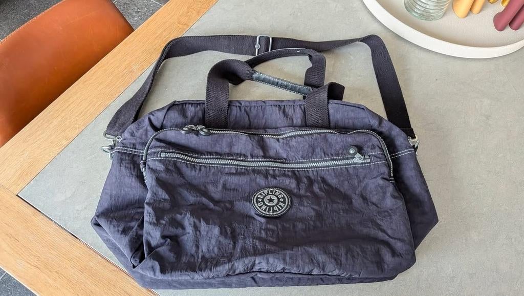 Kipling donkerblauwe tas, Ophalen of Verzenden, Zo goed als nieuw, Blauw