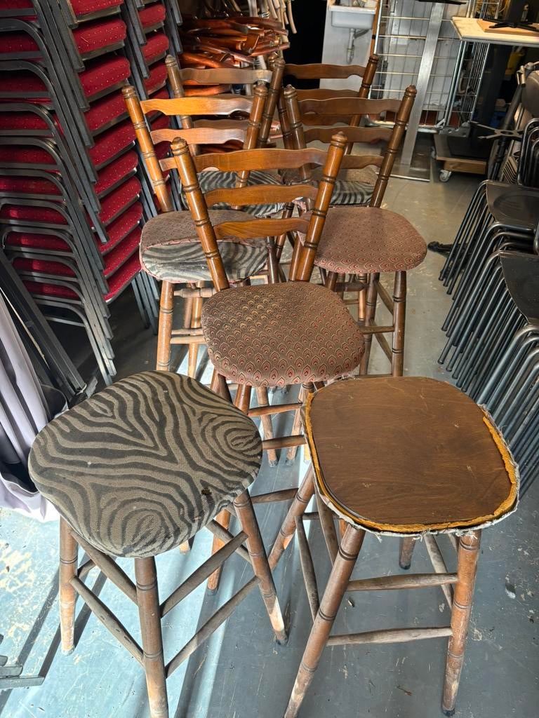 Lot barstoelen, Huis en Inrichting, Ophalen, Gebruikt
