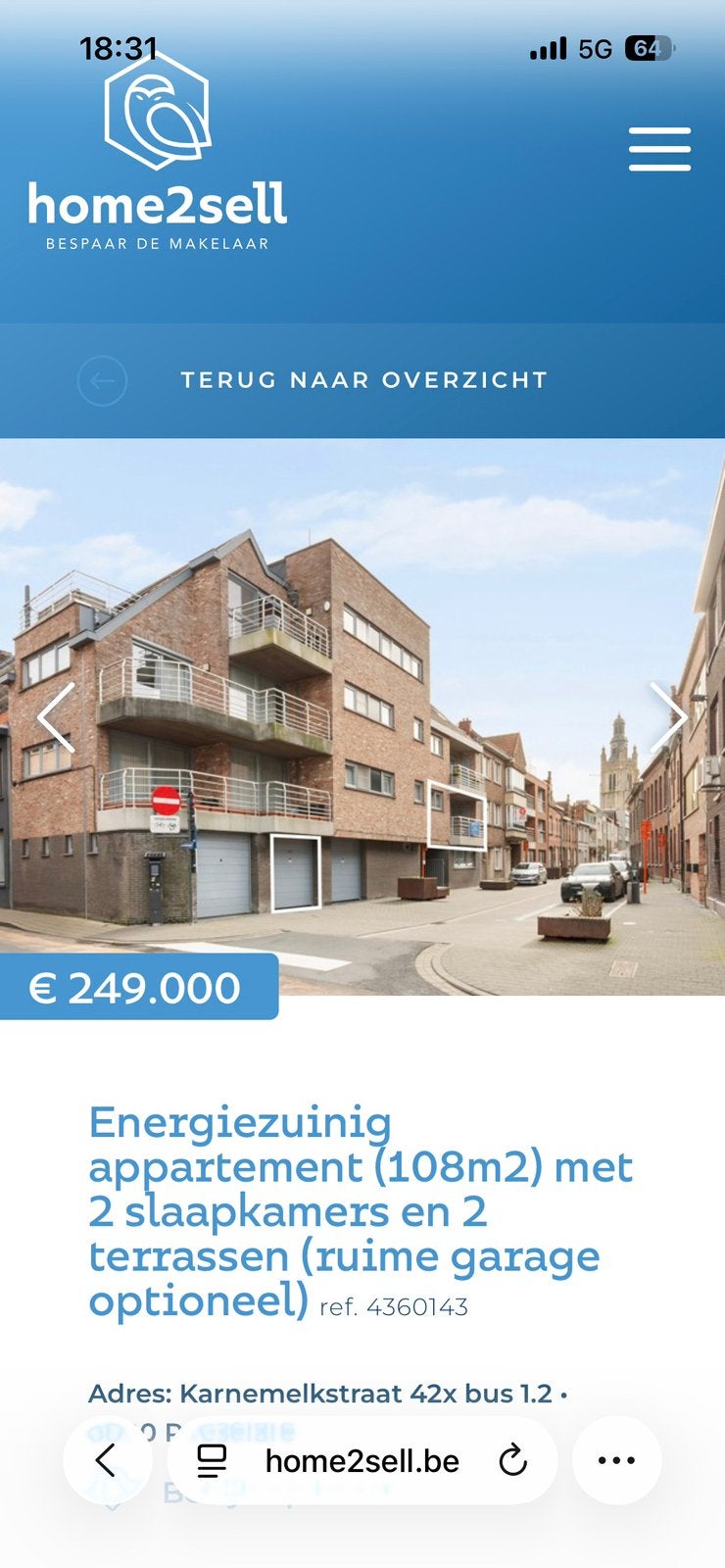 Instapklaar appartement,staat leeg,onmiddellijk beschikbaar