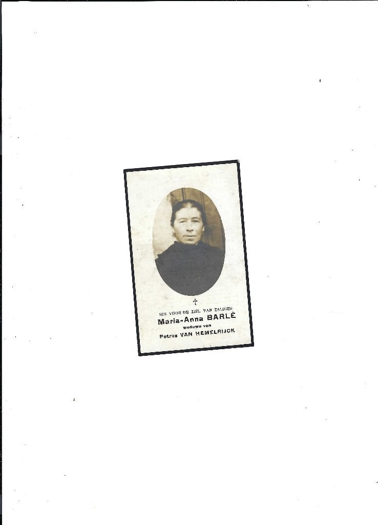 Souvenir de décès, Enlèvement ou Envoi
