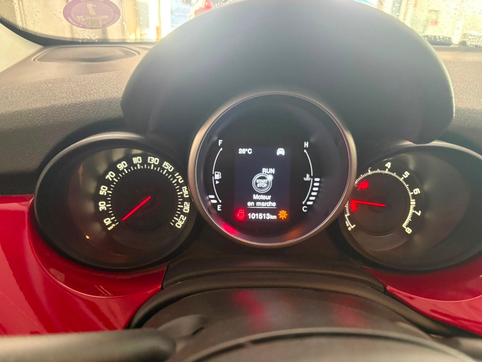 Fiat 500x Rosso Amore 1.6 Benzine 100000km, Auto's, Bedrijf, Te koop, 500X