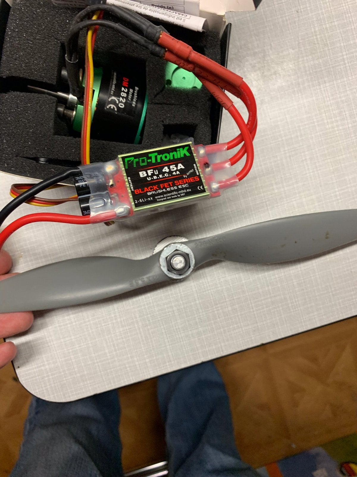 Motor en variator, Hobby en Vrije tijd, Modelbouw | Radiografisch | Vliegtuigen, Ophalen, Nieuw