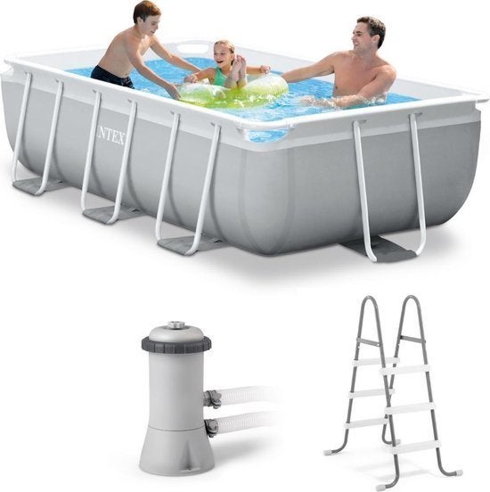 Intex Prism Frame zwembad 300 x 175 x 80 cm, Ophalen, 80 tot 120 cm, Opzetzwembad, 200 tot 400 cm