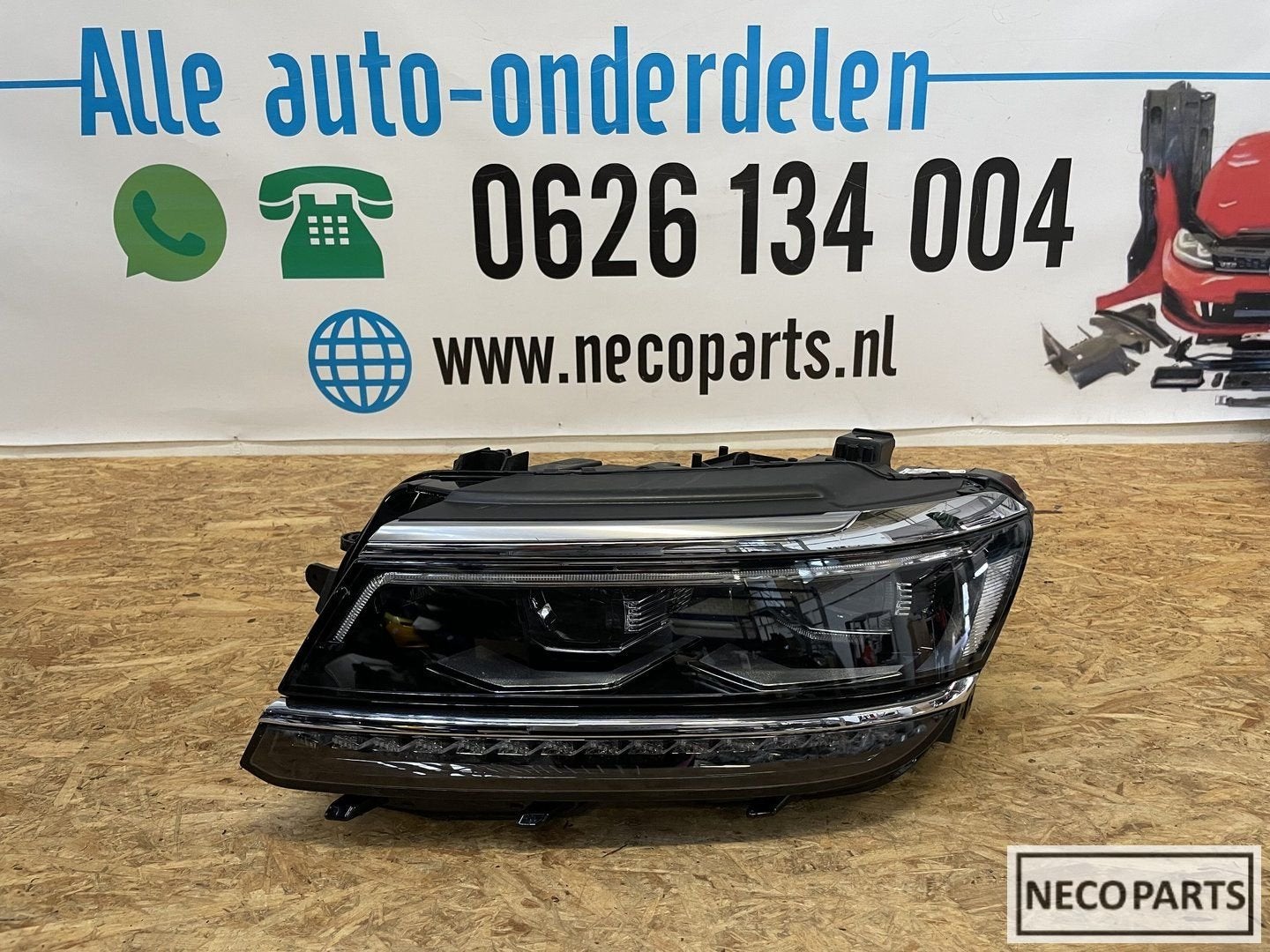 VW TIGUAN 5NA 5NB VOL LED KOPLAMP LINKS COMPLEET 5NB941081E, Gebruikt, -, Volkswagen, -