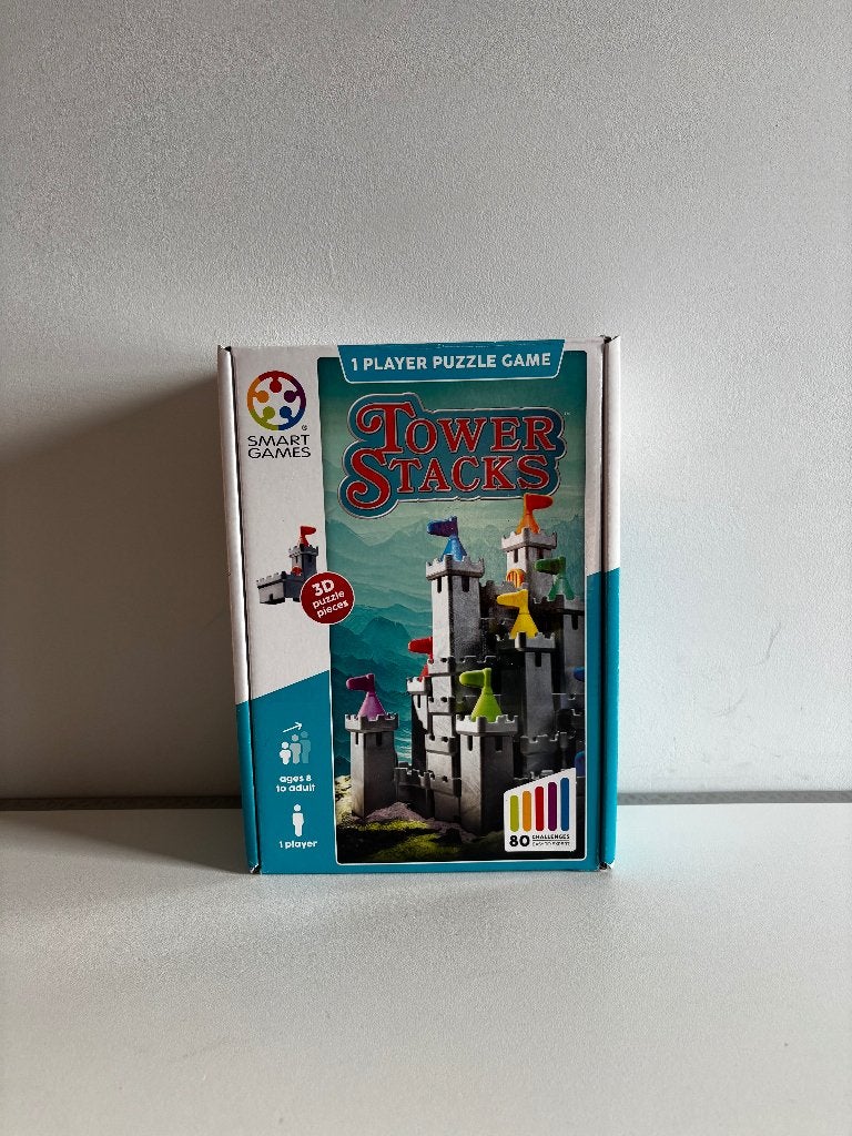 Smart Games Tower Stacks - comme neuf, Enlèvement ou Envoi, Comme neuf, Smart Games