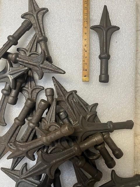 Hekpunten smeedijzer, 600 stuks, Ophalen, Nieuw, Hout, Sierhekwerk