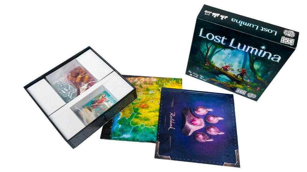 Lost Lumina, Een of twee spelers, Ophalen, Zo goed als nieuw, Board game circus