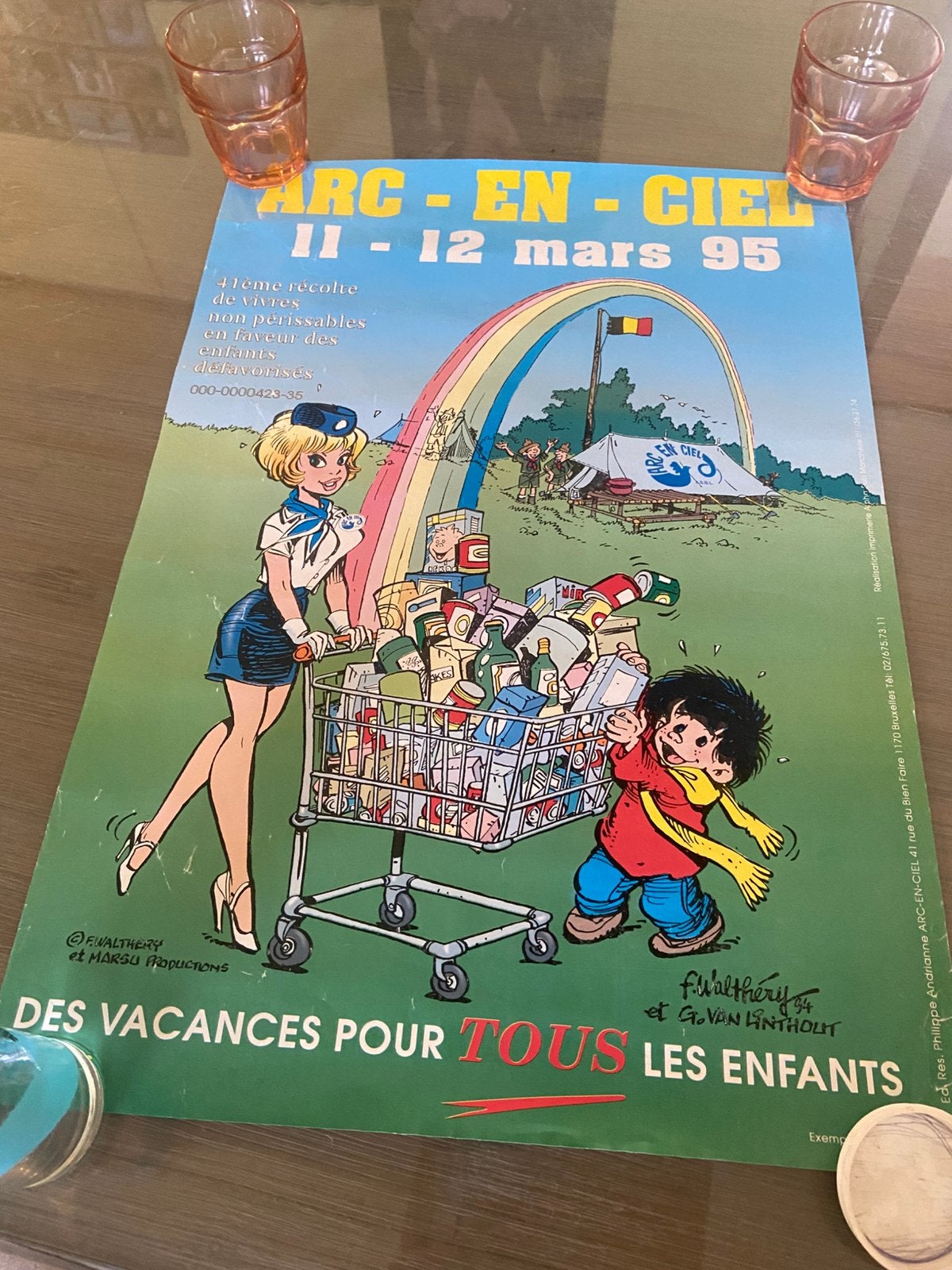 Affiche de natacha, Enlèvement ou Envoi, Utilisé