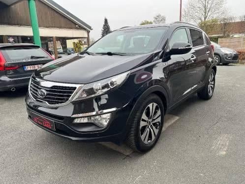Kia sportage 2.0 crdi/4x4/automaat, Auto's, Kia, 1995 cc, Zwart, Zwart, Leder