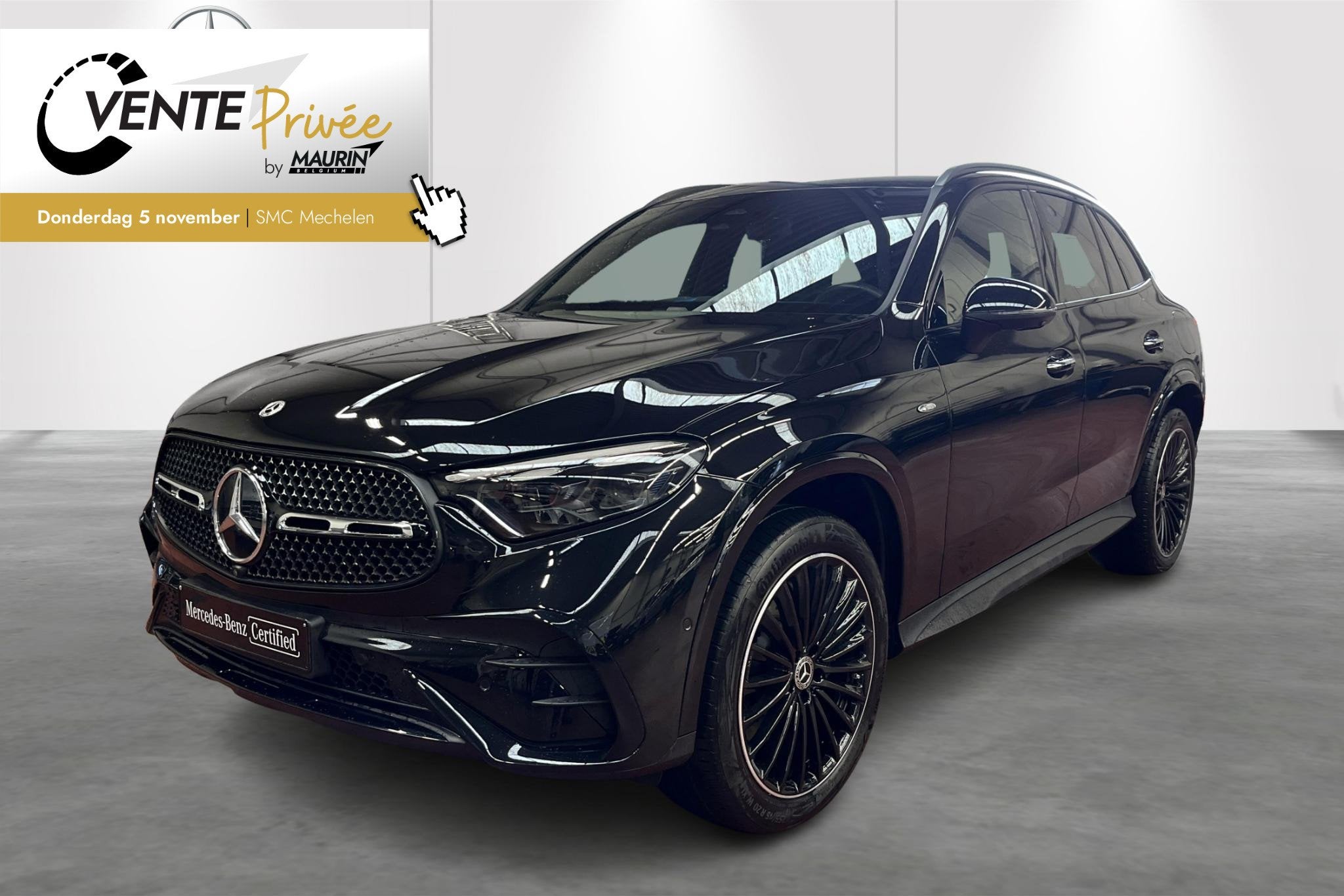 Mercedes-Benz GLC 300e SUV AMG-line (automatique), Autos, Euro 6, Entreprise, Noir, 5 portes