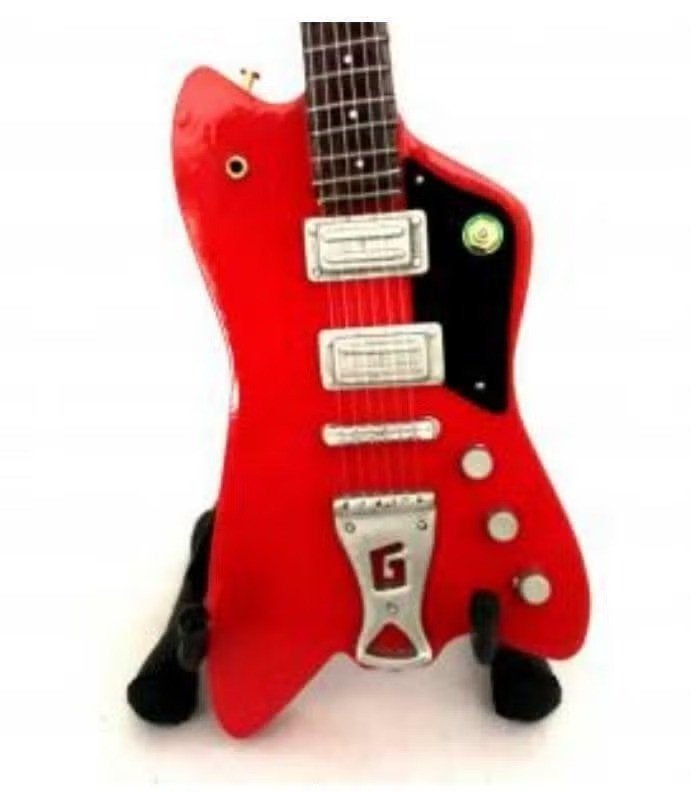 Miniatuur Gretsch Thunderbird gitaar met gratis standaard, Enlèvement ou Envoi, Neuf