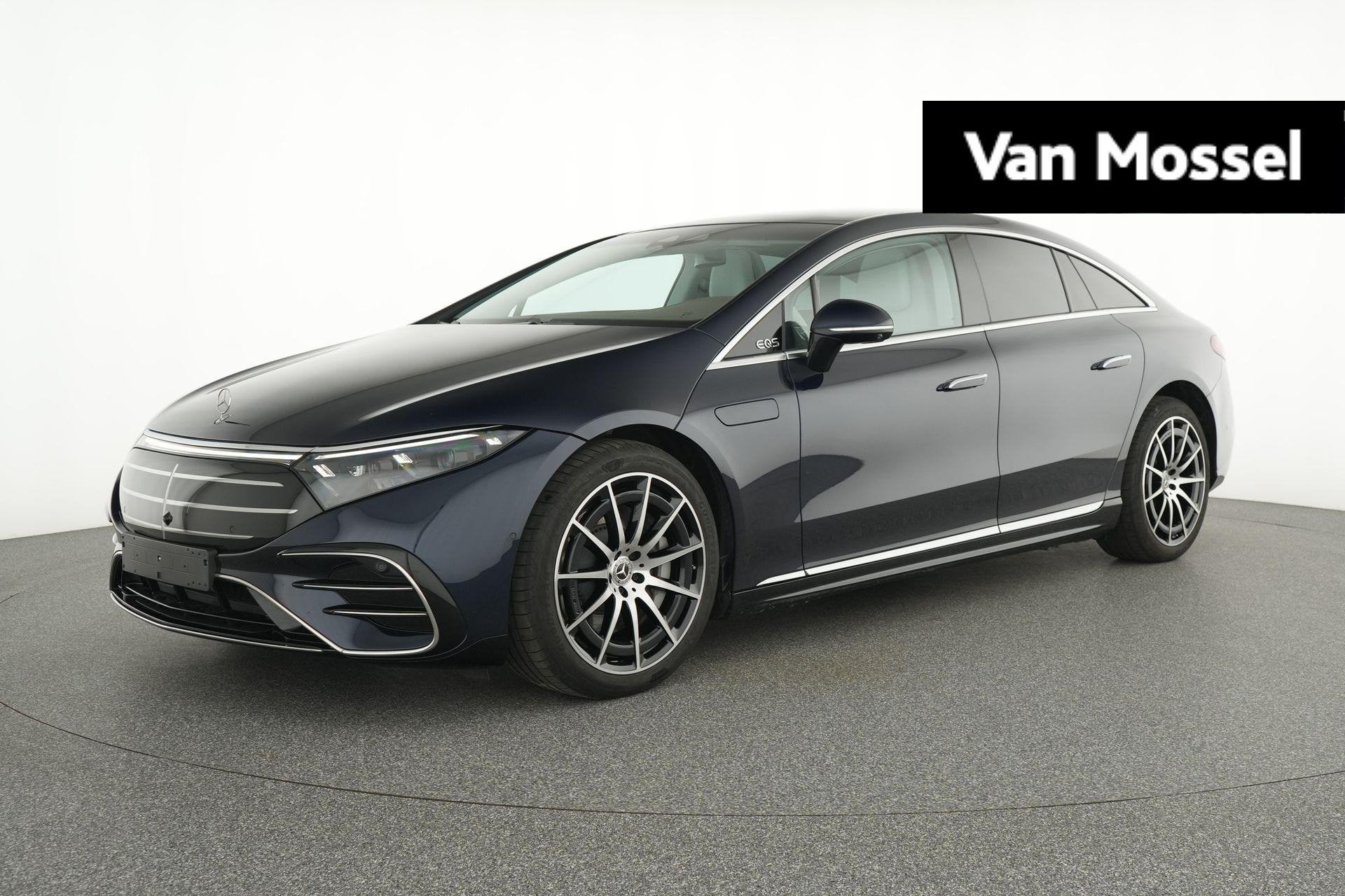 Mercedes-Benz EQS 350 STAR EDITION + AMG + LEDER + HYPERSCRE, Auto's, Mercedes-Benz, Automaat, Achterwielaandrijving, Euro 6, Blauw