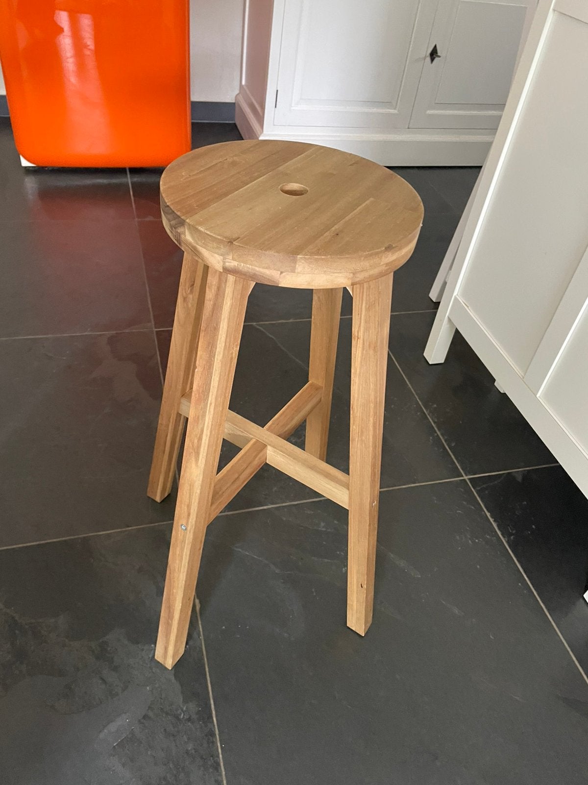 Tabouret de bar en bois Ikea, Maison & Meubles, Tabourets de bar, Enlèvement, Comme neuf
