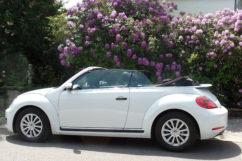 Location voiture mariage coccinelle blanche cabriolet beetle, Ophalen