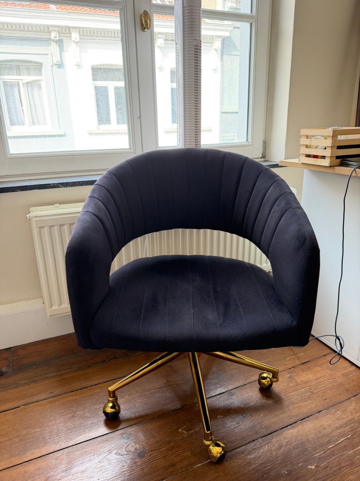 Fauteuil de bureau chic et confortable, Enlèvement, Comme neuf, Noir
