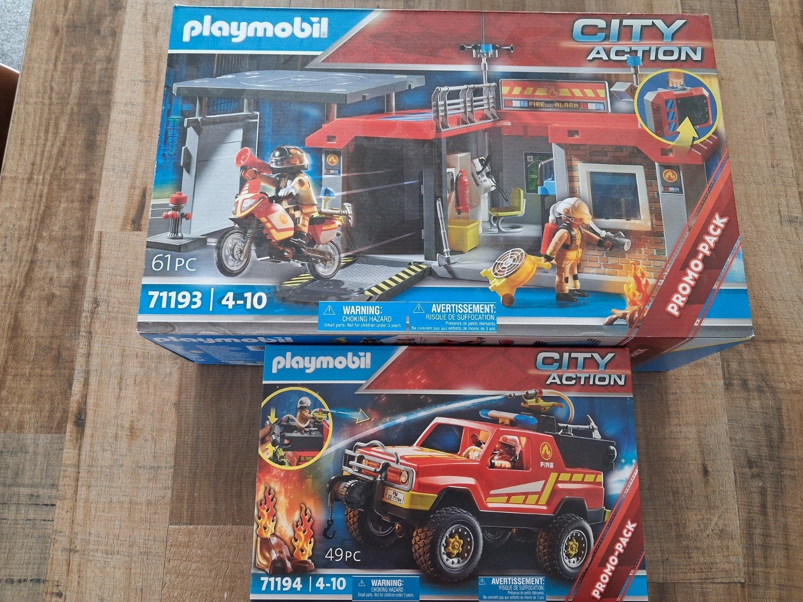 Playmobil action city 2 sets, Enlèvement