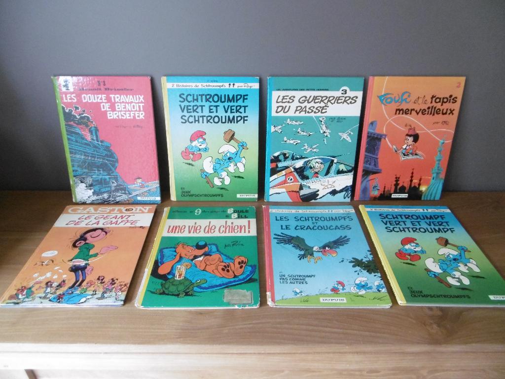 Lot de 8 albums dos rond en EO, Livres, Enlèvement ou Envoi