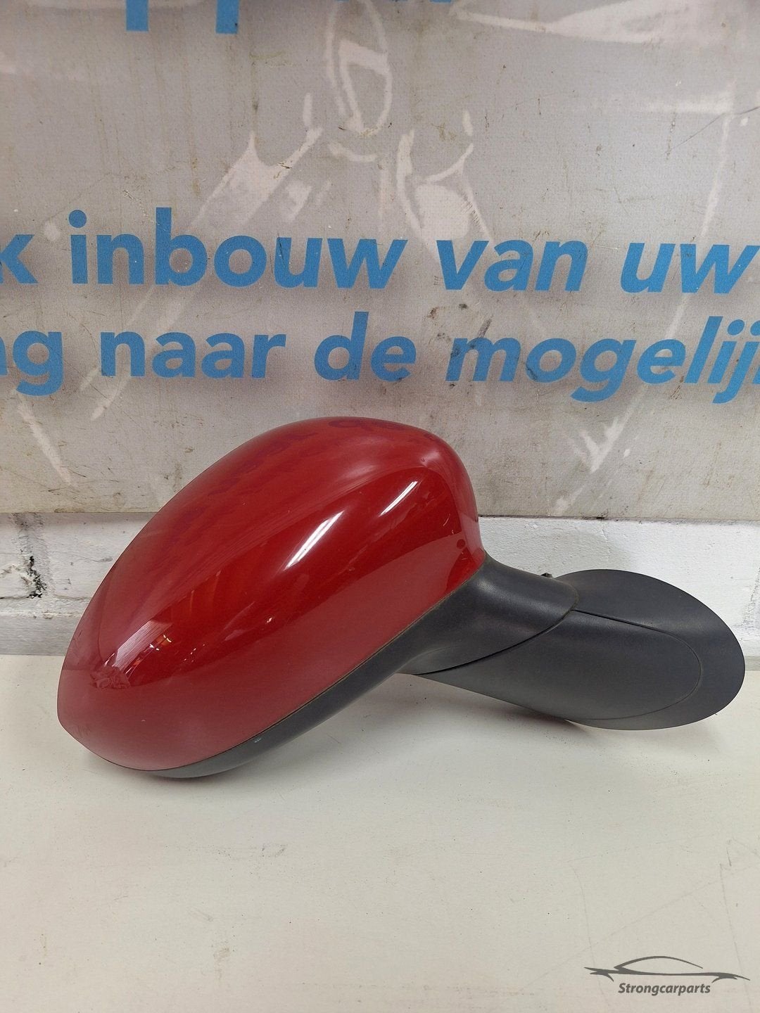 Spiegel Fiat 500 rechts kleurcode 111 rood compleet 2011, Gebruikt, -, -, Ophalen of Verzenden