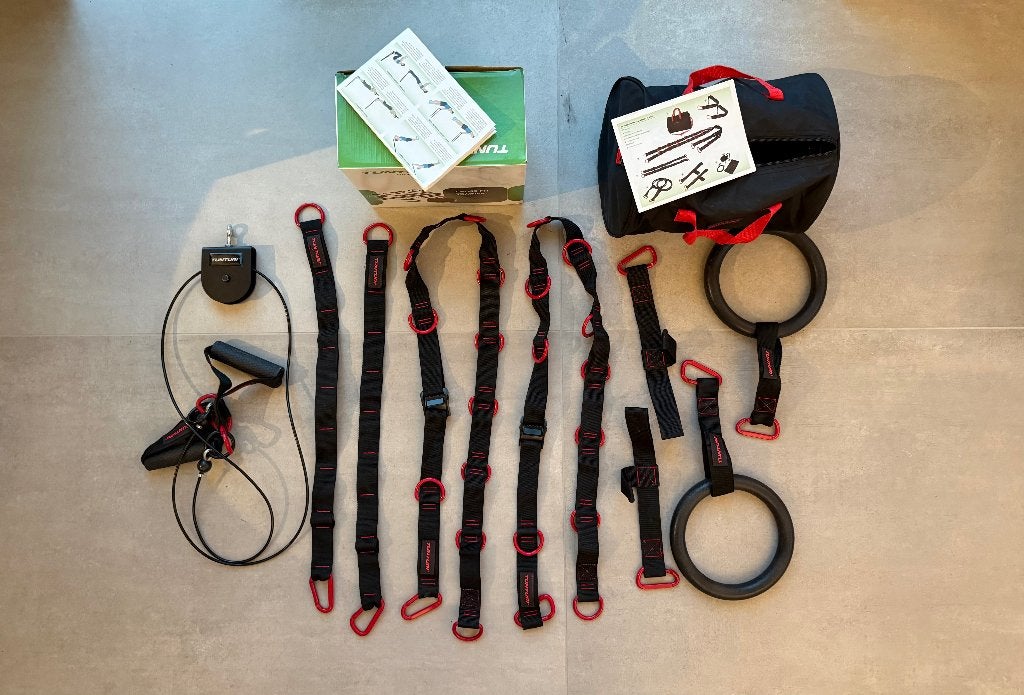 Tunturi Pro Suspension Trainer Set, Sports & Fitness, Équipement de fitness, Neuf, Enlèvement