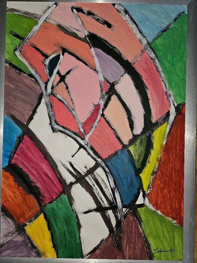 Jan Cobbaert  Uniek werk, Antiek en Kunst, Ophalen, Gesigneerd, Olieverf, Papier