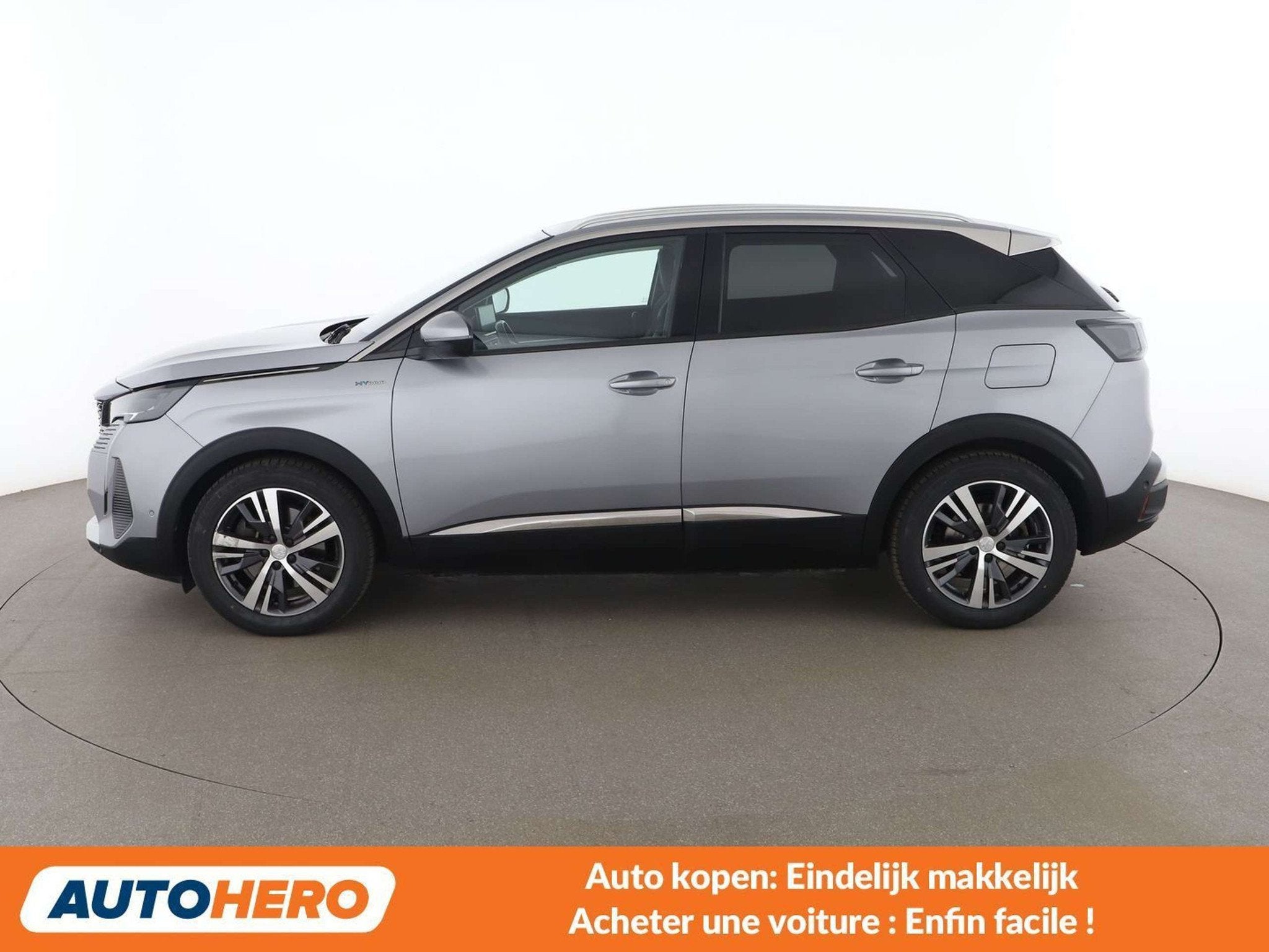 Peugeot 3008 1.6 Hybrid Allure Pack (bj 2021, automaat), Auto's, Stof, Gebruikt, Lichtsensor, 31 g/km