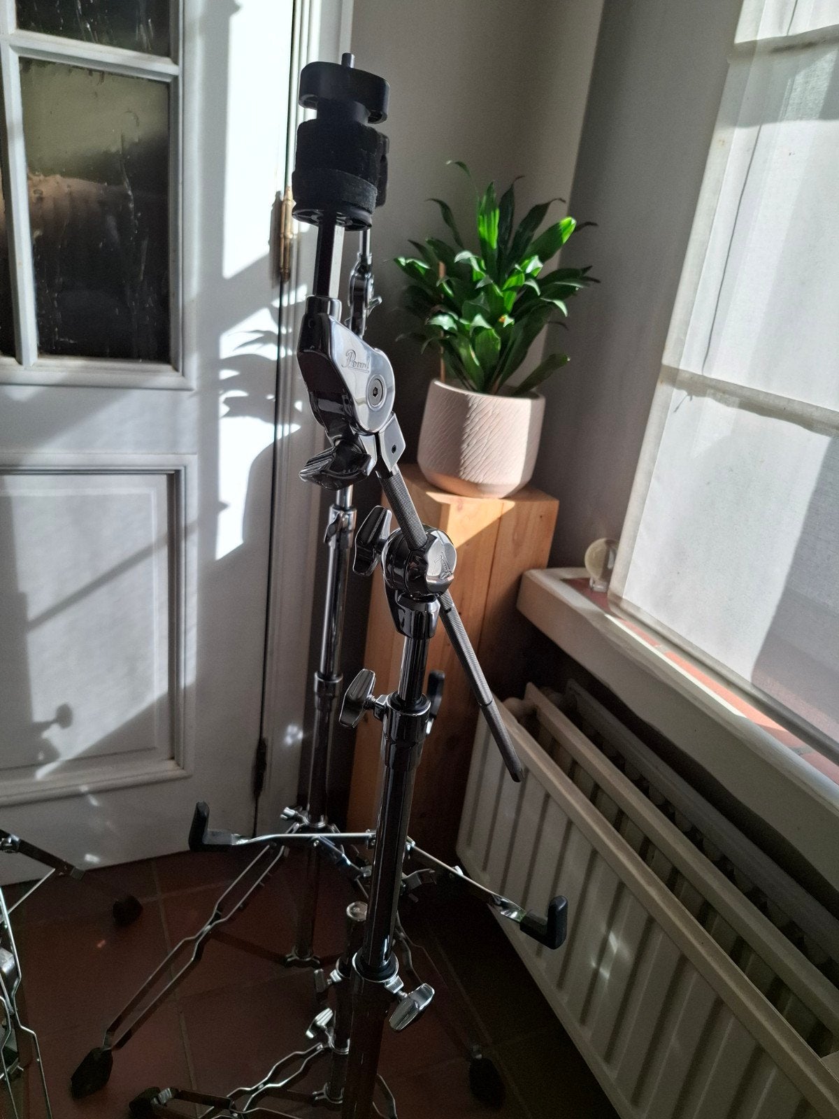 Pearl compleet hardware pakket voor uw drumstel in zgst, Ophalen, Zo goed als nieuw, Drums of Percussie