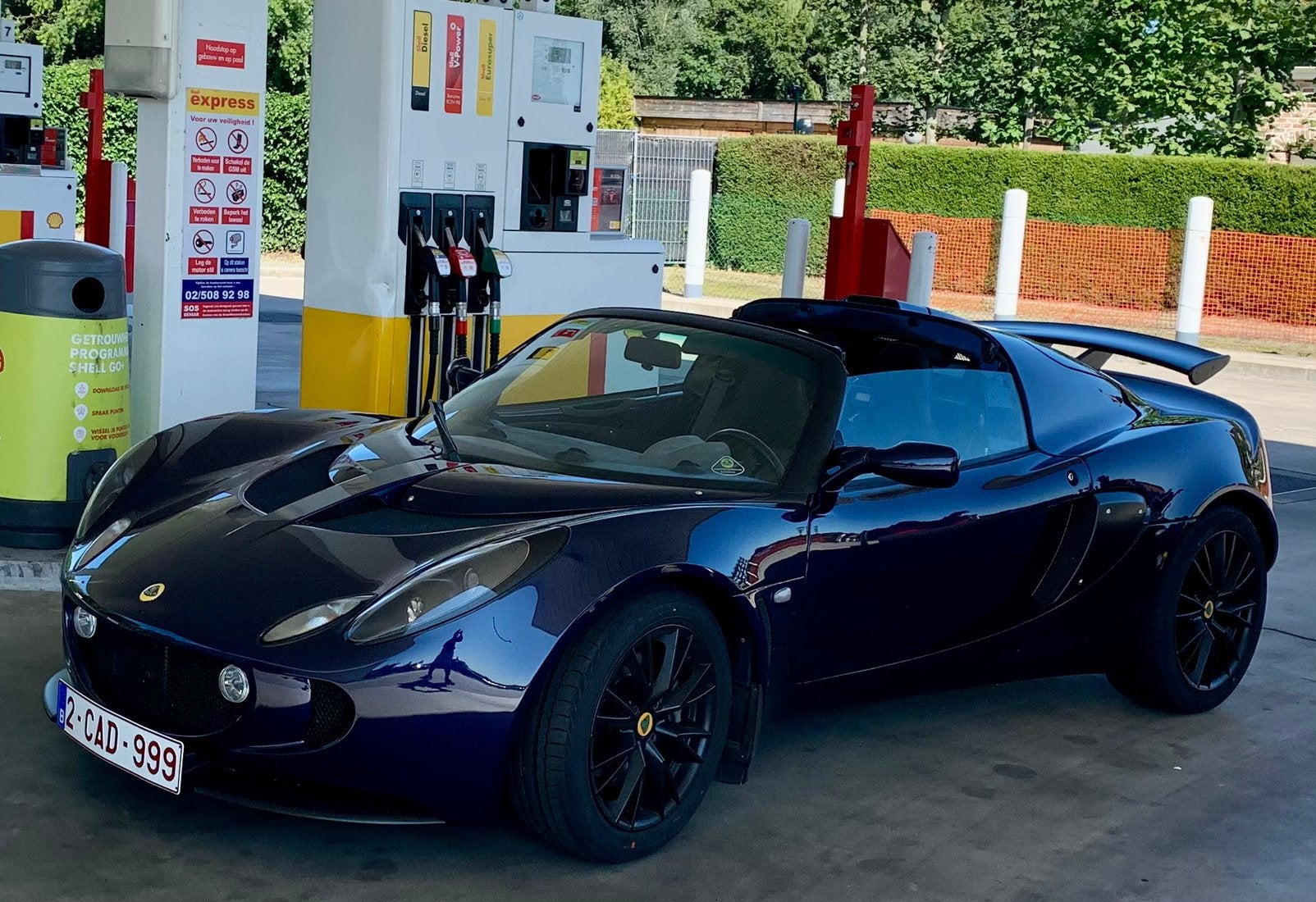 Lotus Exige, Achterwielaandrijving, Zwart, 4 cilinders, Blauw