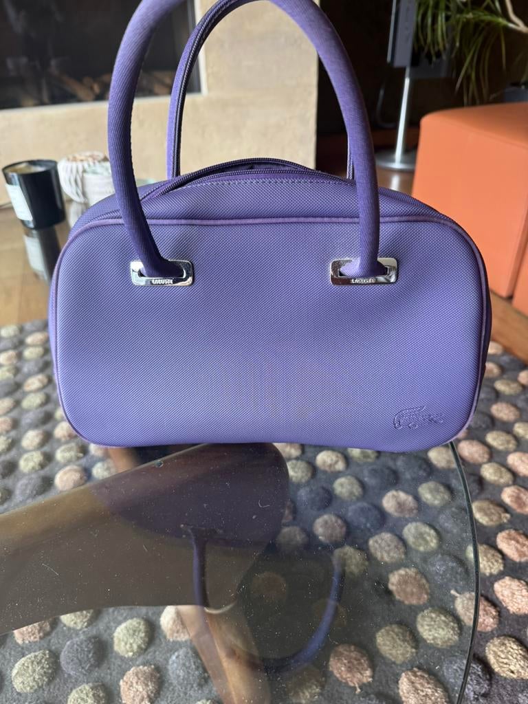 Lacoste, Ophalen of Verzenden, Zo goed als nieuw, Paars, Handtas