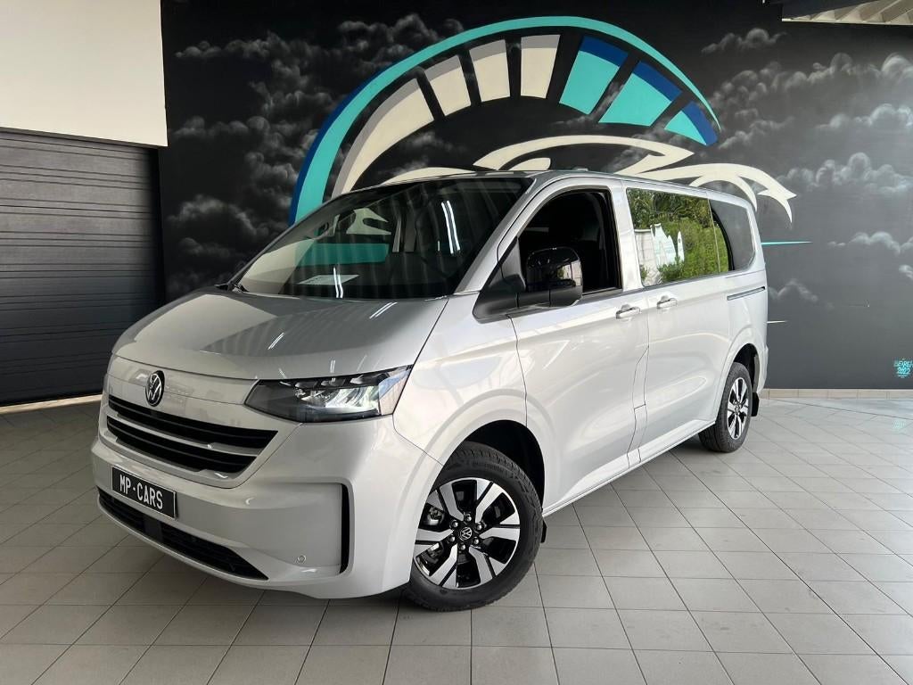 Volkswagen E-Caravelle / 9zitplaatsen / 305km rijbereik, Auto's, Volkswagen, 5 deurs, Zilver of Grijs, Te koop, Parkeerassistent