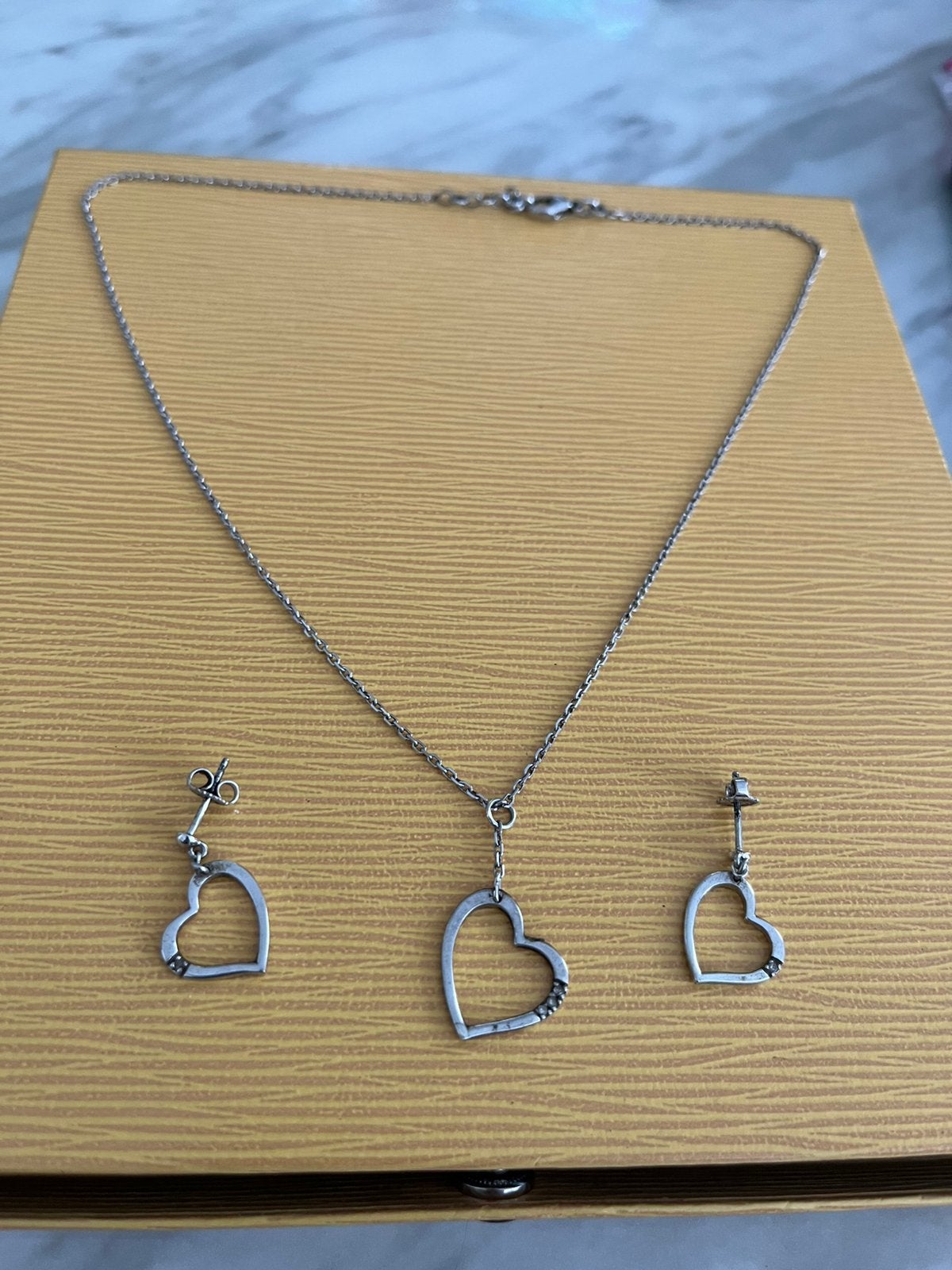 Zilver set 925, Ophalen of Verzenden, Zo goed als nieuw, Zilver
