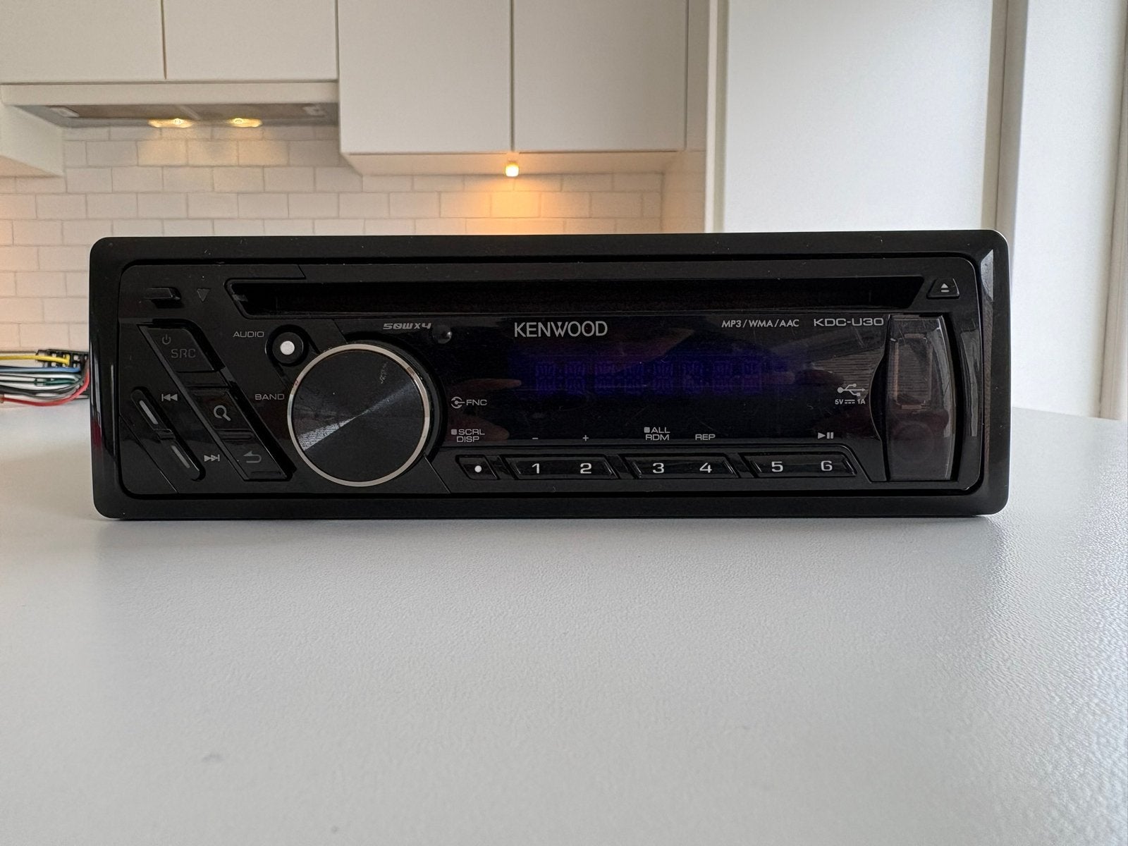 Autoradio Kenwood KDC-U30 CD/MP3/WMA/USB/AAC Complete set, Ophalen, Gebruikt