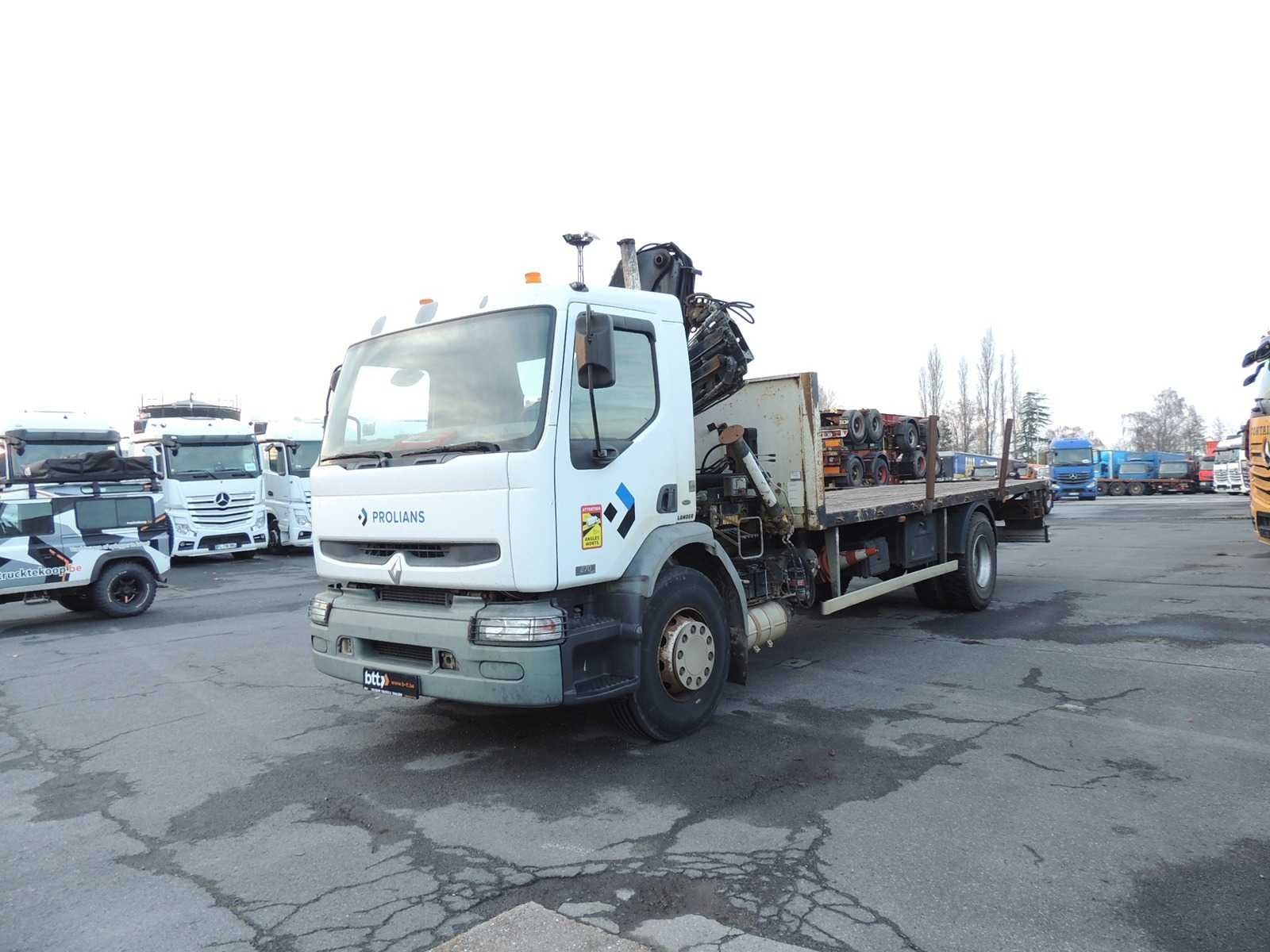 RENAULT - 2004 - PLATEFORME LANDER 270DCI + CRANE - Camion, Autos, Achat, Entreprise, Autres carburants, Renault