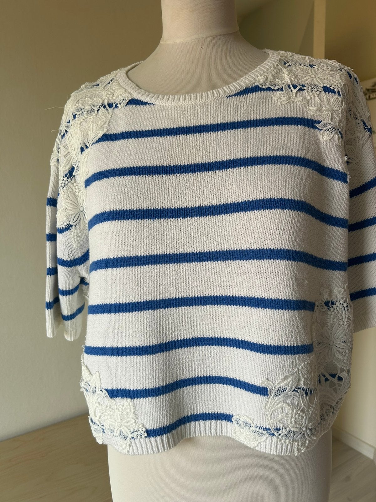 Pull d'été court Luisa Cerano 38, Vêtements | Femmes, Pulls & Gilets, Enlèvement ou Envoi, Comme neuf, Taille 38/40 (M), Blanc