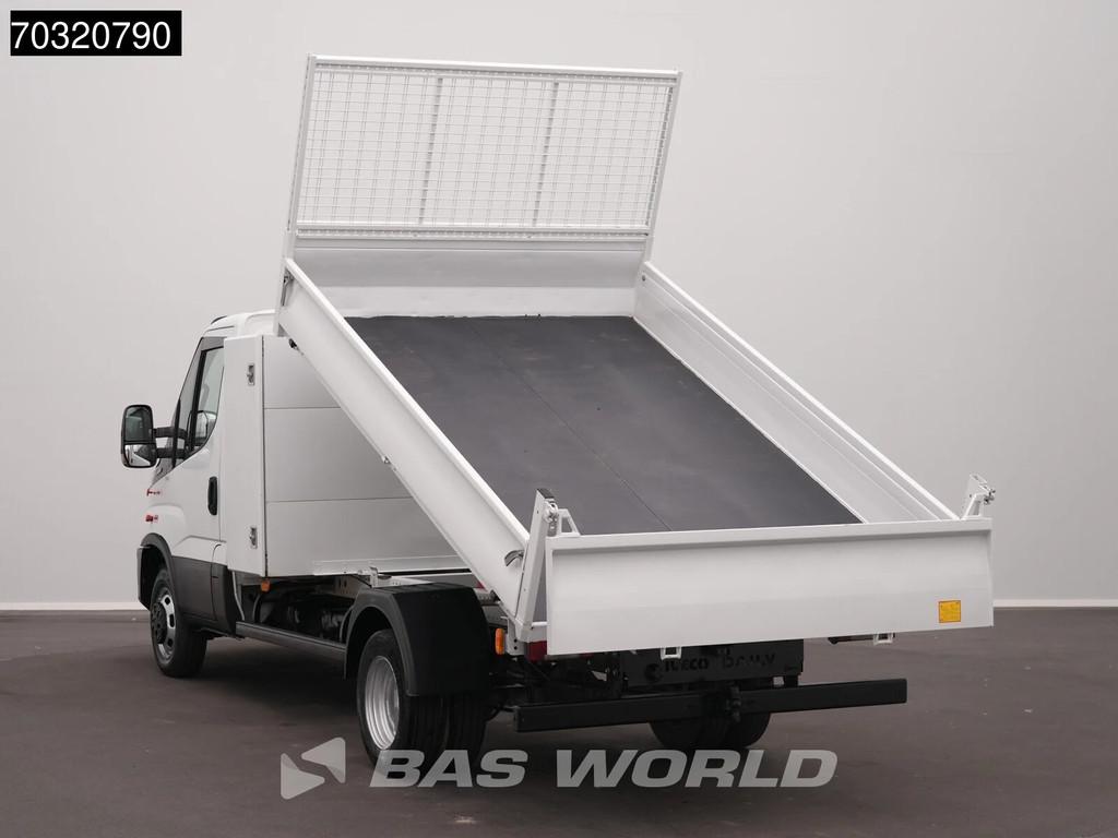 Iveco Daily 35C16 3.0L Kipper met Kist Dubbellucht 3,5t Trek, Auto's, Stof, Gebruikt, Euro 6, 4 cilinders