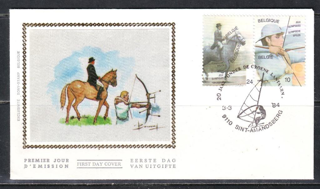 Postzegels België : Diverse FDC's op zijde en gewoon, Enlèvement ou Envoi, Affranchi, Oblitération 1er jour, Autre