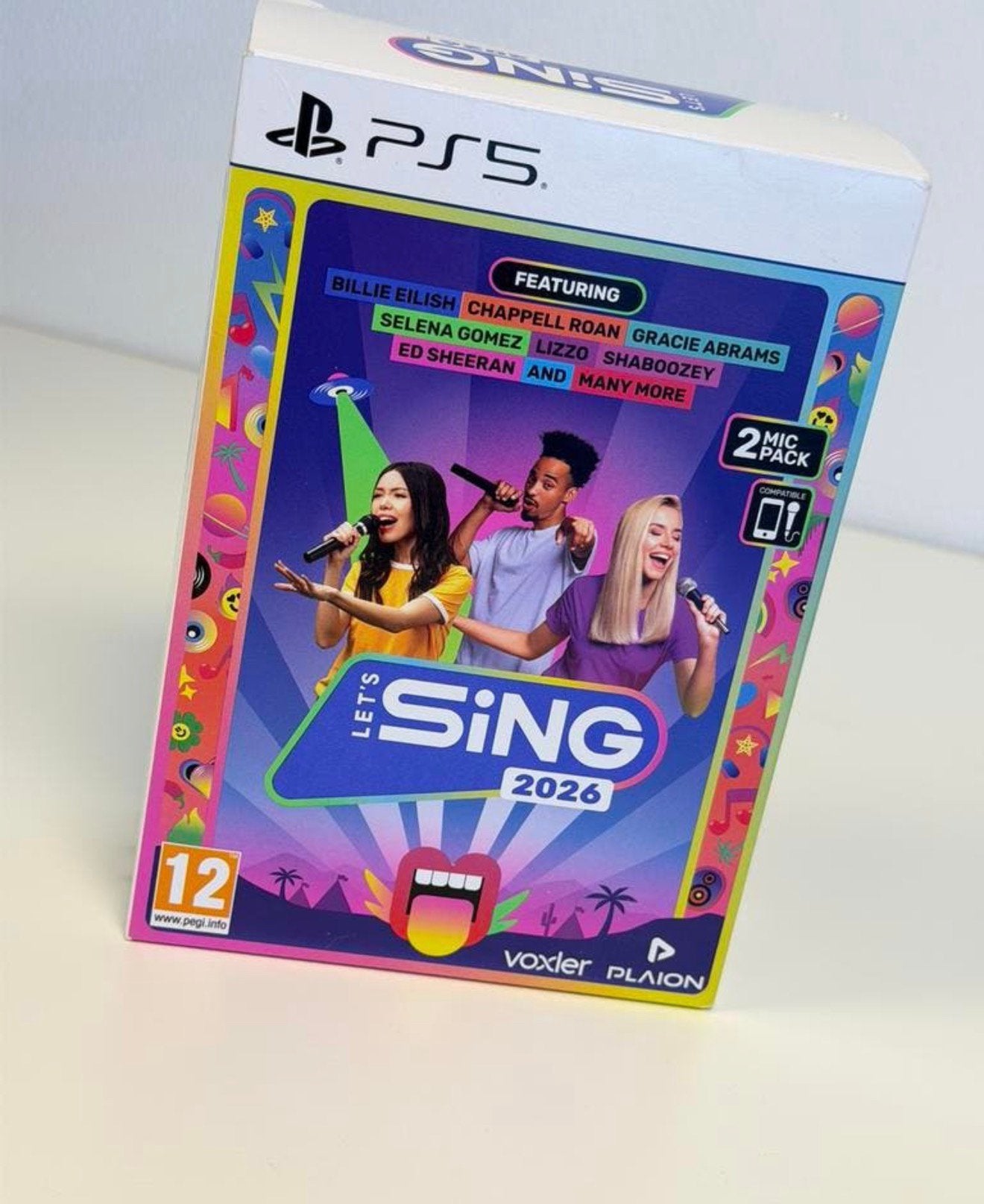 Let’s Sing 2026 PS5 + 2 Mic’s Microfoons NIEUW playstation 5, Ophalen of Verzenden, Nieuw, Muziek