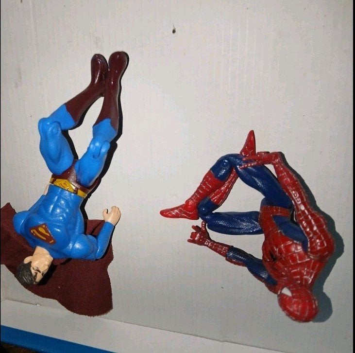 lot de figurine marvel spiderman et superman articuler, Envoi, Utilisé, Fantasy