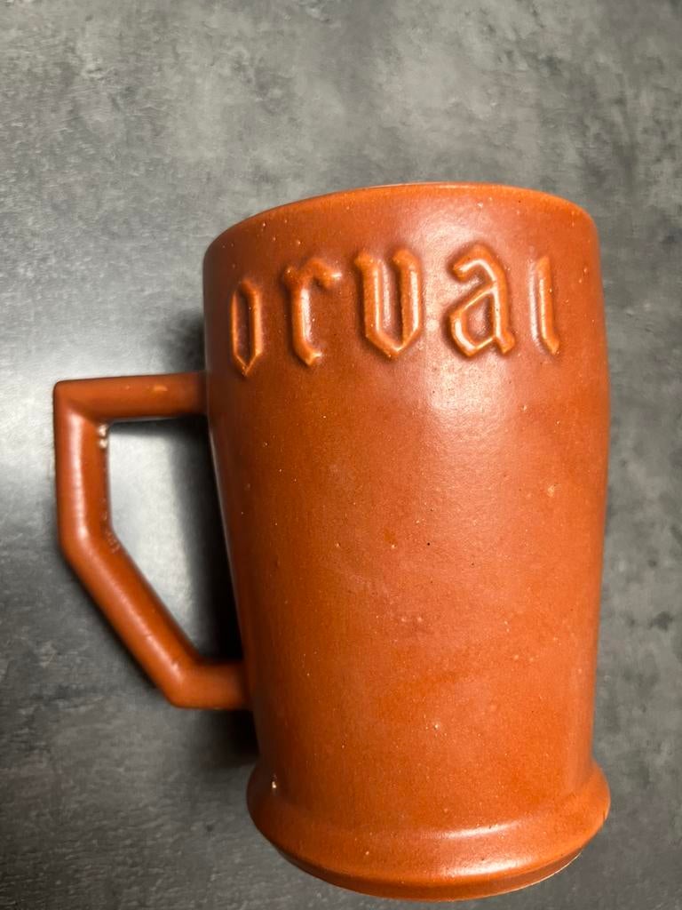 Orval mok van 50 cl, Verzamelen, Glas en Drinkglazen, Ophalen, Zo goed als nieuw, Bierglas