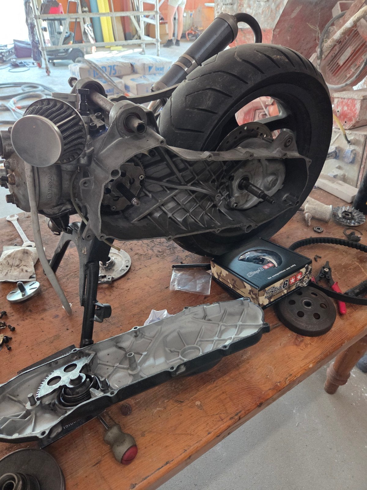 Yamaha aerox blok 70cc athena, Enlèvement, Utilisé