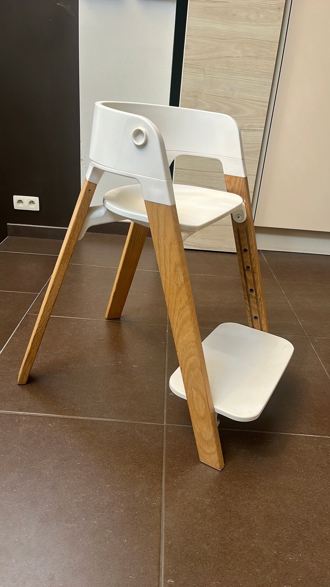 Chaise haute Stokke Steps, Enlèvement, Comme neuf, Chaise évolutive