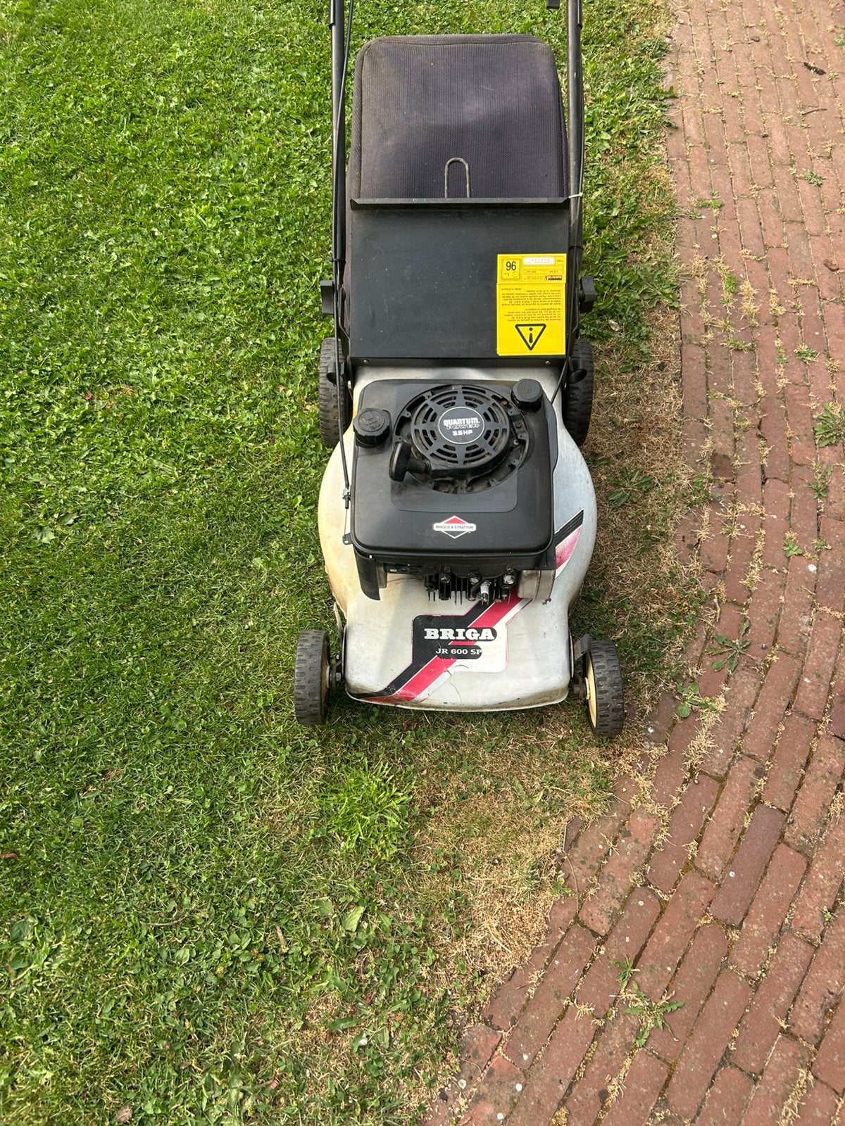 Brigga JR600SP Grasmachine –3,5 PK –Zelftrekker – Nieuwstaat, Ophalen, Zo goed als nieuw