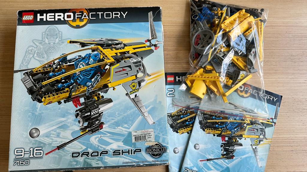 Lego Hero Factory 7160, complet, Enlèvement ou Envoi, Lego, Ensemble complet, Utilisé