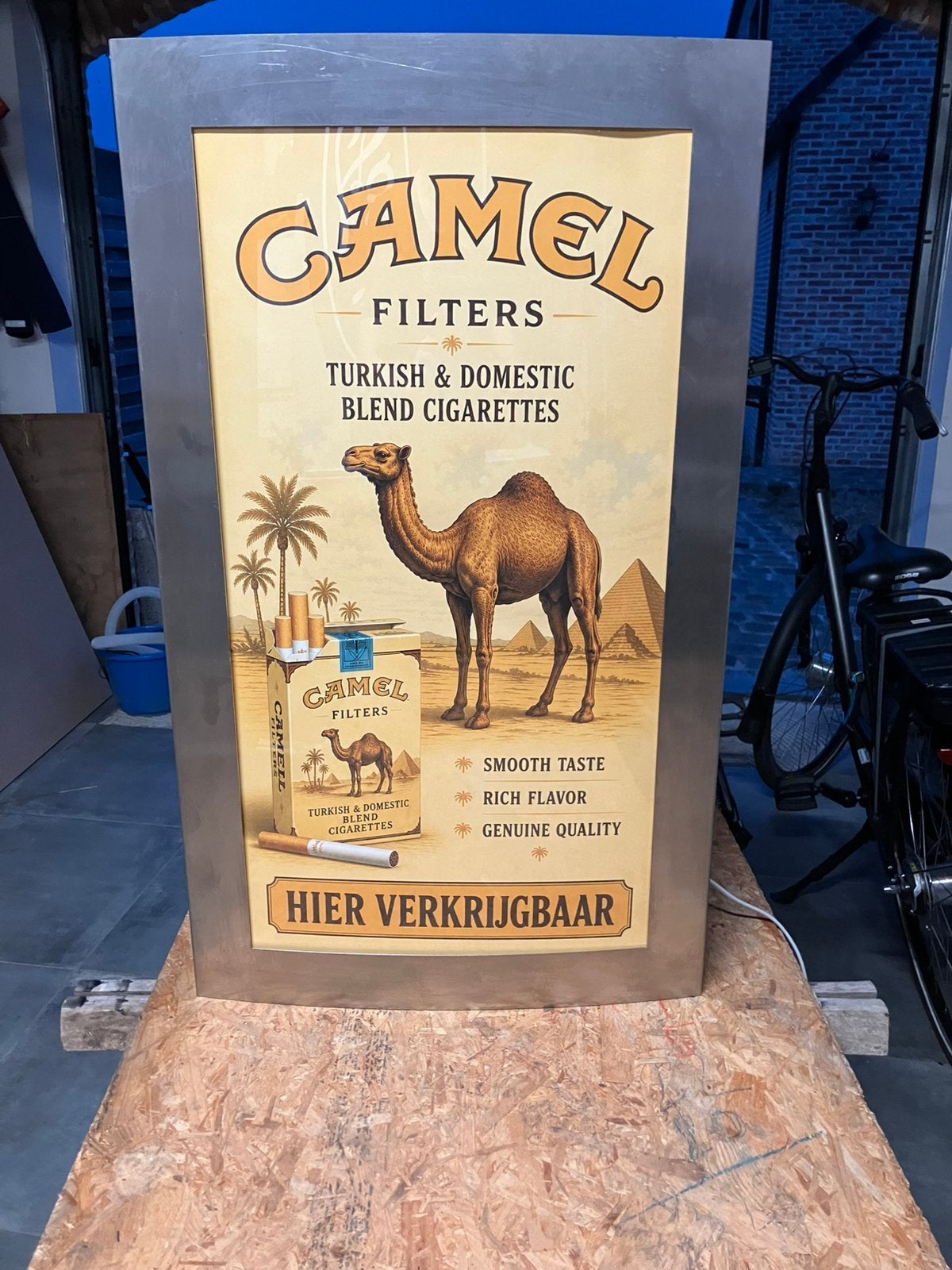 Reclame Camel tabak, Ophalen, Zo goed als nieuw