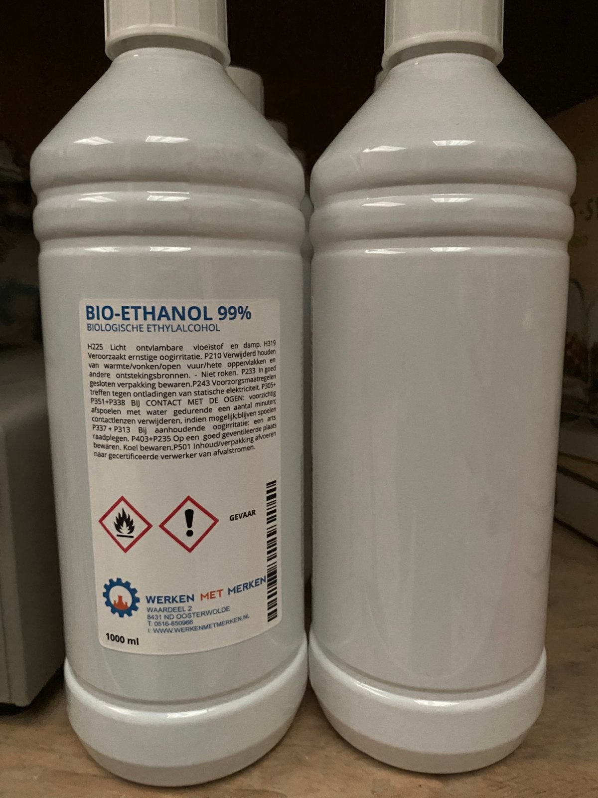 Bio ethanol 99% 1L, Huis en Inrichting, Ophalen of Verzenden, Nieuw, Vrijstaande haard, Overige soorten