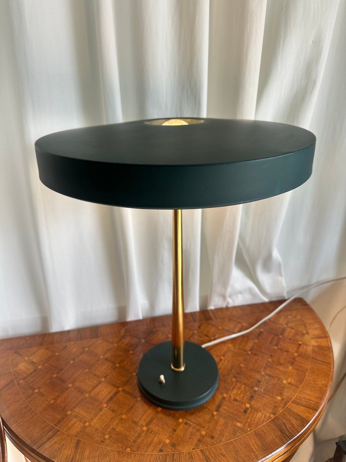 Lampe timor de Louis Kalff pour Phillips 1950, Minder dan 55 cm, Gebruikt, Metaal of Aluminium, Rond