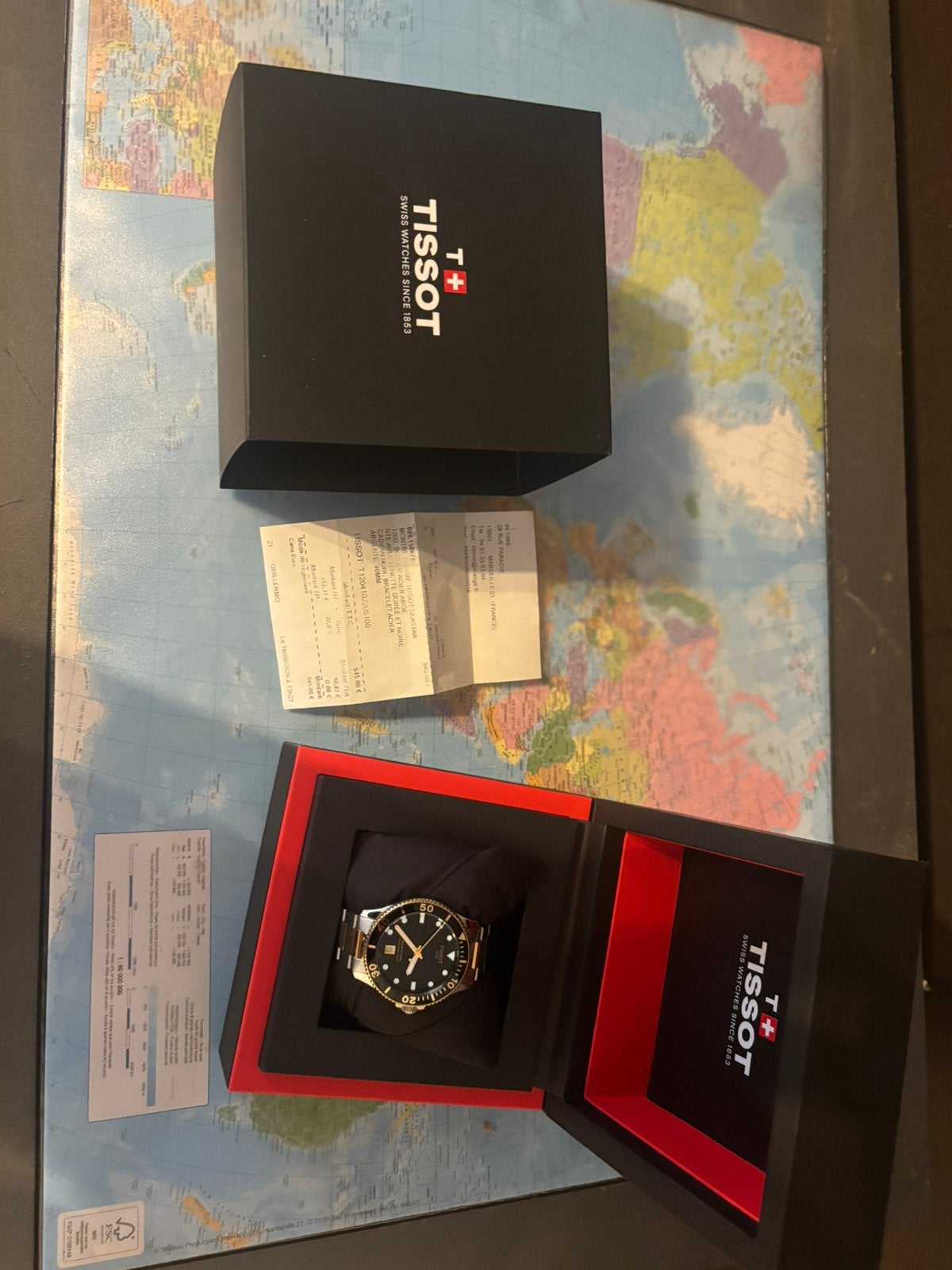 Tissot seastar 1000 sport, Enlèvement, Comme neuf