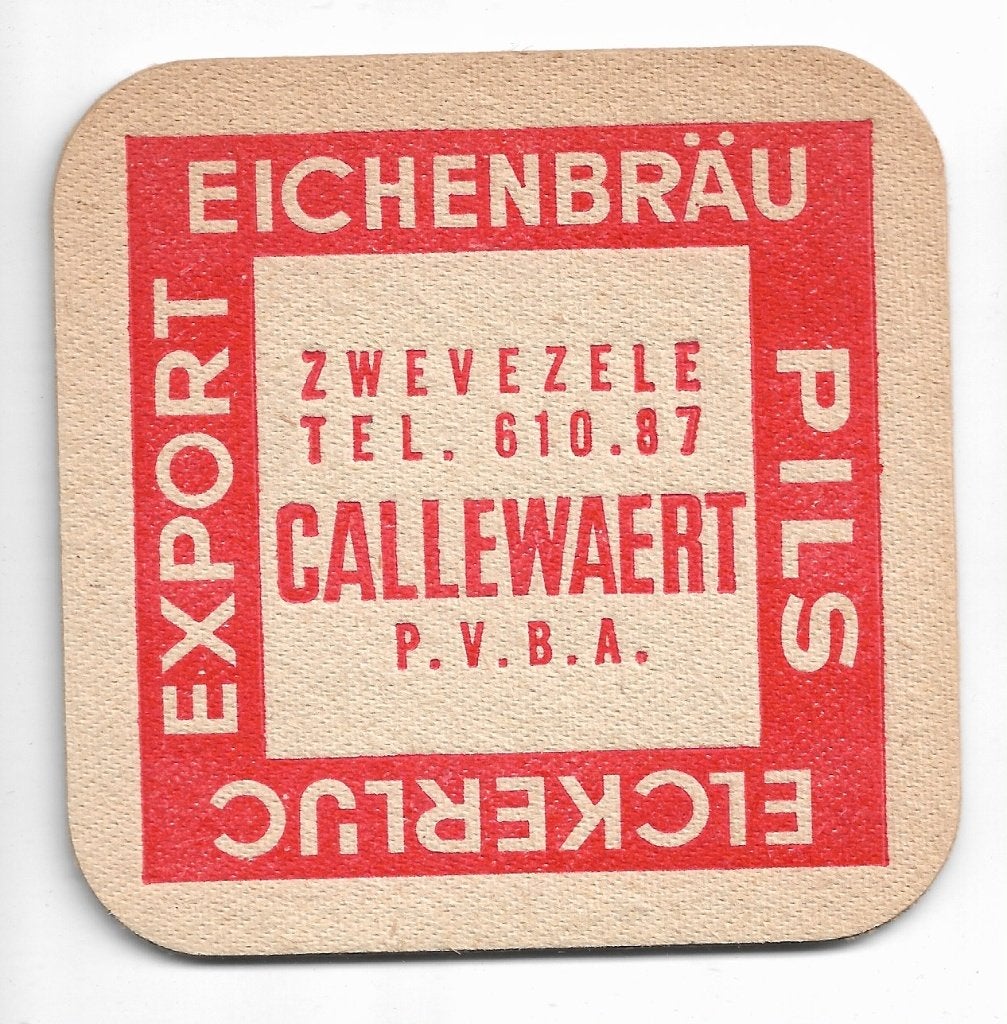 sous-bock Callewaert recto verso, Collections, Marques de bière, Enlèvement ou Envoi, Comme neuf, Sous-bock