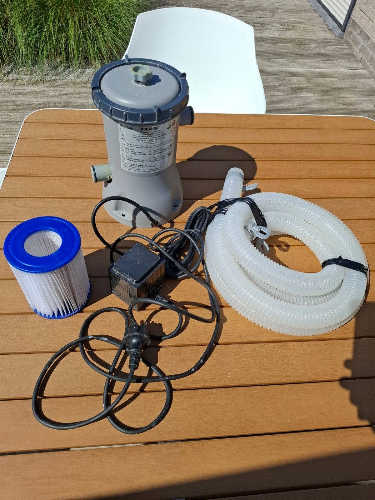Bestway filterpomp + filter, Tuin en Terras, Ophalen, Filter