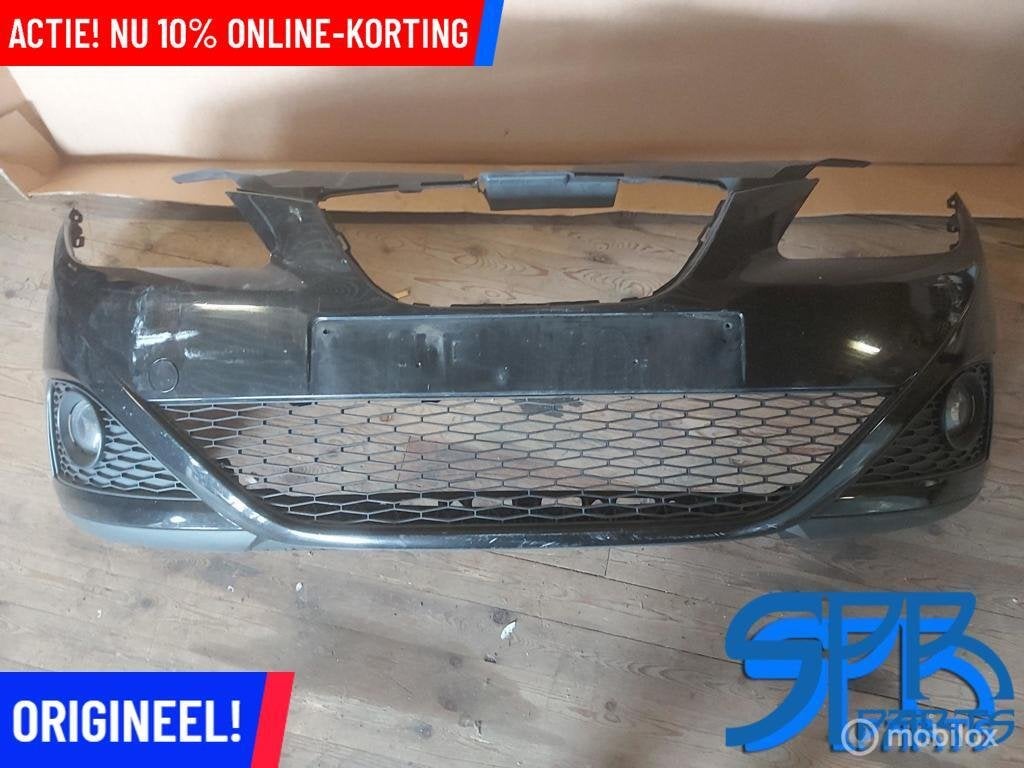 SEAT IBIZA 6J Voorbumper BUMPER MISTLAMPEN SPOILER ROOSTER, Gebruikt, Voor, Ophalen of Verzenden, Bumper